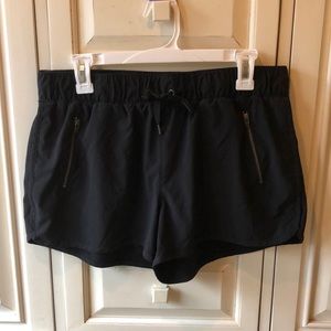 Athleta black running shorts